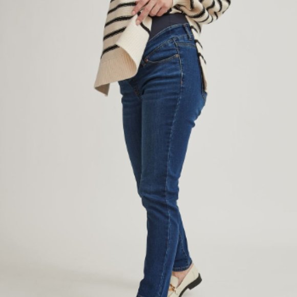 Medium Wash Natalie Jegging - 28" - Thyme Maternity - Picture 1 of 8